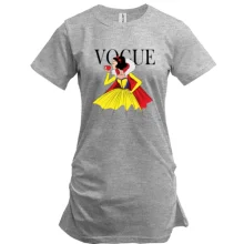 Удлиненная футболка VOGUE Snow White