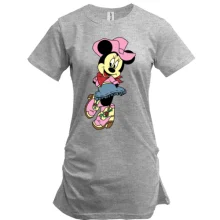 Удлиненная футболка Minnie Mouse cowboy.