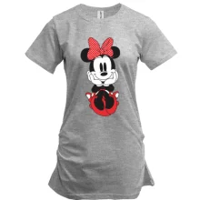 Удлиненная футболка Minnie Mouse smiles