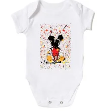 Подарочный мешочек Mickey mouse paint art