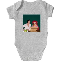 Детское боди Ariel eating