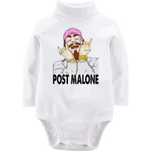 Детское боди с длинным рукавом Post Malone
