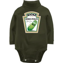 Детское боди с длинным рукавом Rickz Genius Pickles