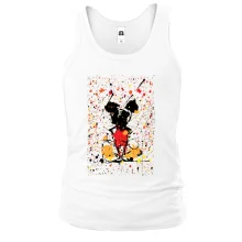 Мужская майка Mickey mouse paint art