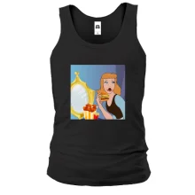 Мужская майка Cinderella eating