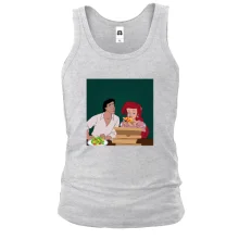 Мужская майка Ariel eating