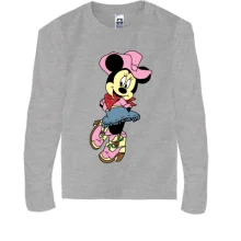 Детский лонгслив Minnie Mouse cowboy.