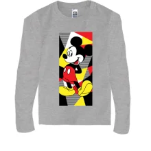 Детский лонгслив Mickey mouse art