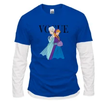 Комбинированный лонгслив VOGUE Elsa and Anna