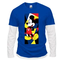 Комбинированный лонгслив Mickey mouse art