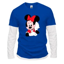 Комбінований лонгслів Minnie Mouse smiles.