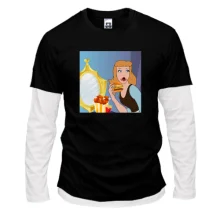Комбинированный лонгслив Cinderella eating