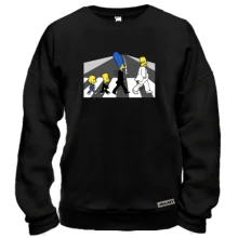 Свитшот Simpsons black and white