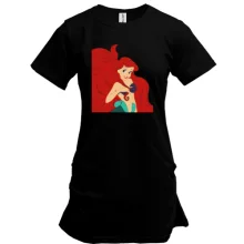 Удлиненная футболка Ariel hair