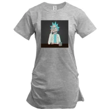 Удлиненная футболка Rick is tired