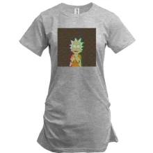 Удлиненная футболка Rick in handcuffs