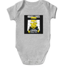 Детское боди Bart original gangssta