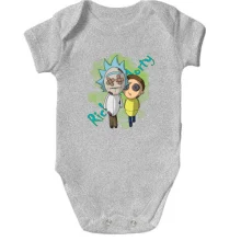 Детское боди Rick and Morty dolls