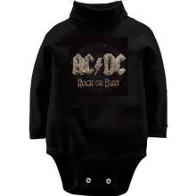Детское боди с длинным рукавом AC/DC Rock or Bust