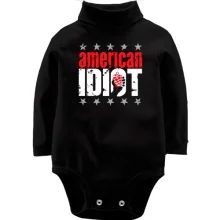 Дитяче боді з довгим рукавом Green day American Idiot