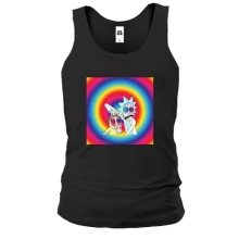 Мужская майка Rick and Morty rainbow