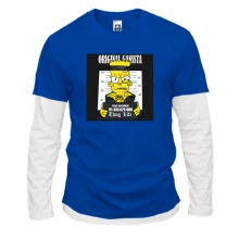 Комбинированный лонгслив Bart original gangssta