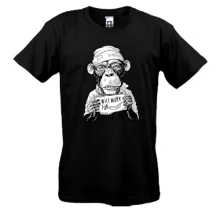Футболка I will work for bananas