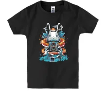 Дитяча футболка Rabbit with a camera