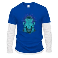 Мужской лонгслив Комби Elephant Buddha