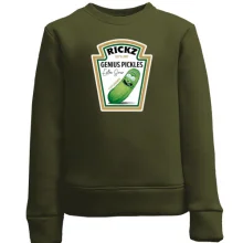 Детский свитшот Rickz Genius Pickles
