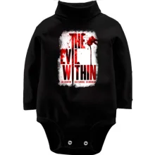 Детское боди с длинным рукавом с артом The Evil Within