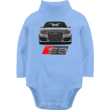Детское боди с длинным рукавом Audi S8