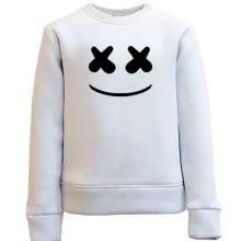 Детский свитшот с лицом Marshmello
