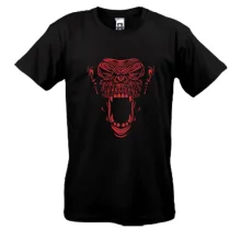Футболка Monkey red lines art