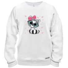 Свитшот Baby raccoon girl
