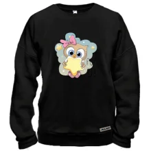 Свитшот Baby owl with a star