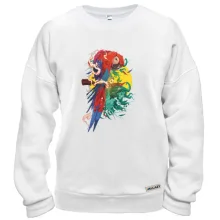 Свитшот Parrot bright art