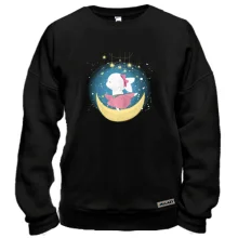 Світшот Baby rabbit on the moon