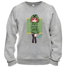 Світшот Minecraft Girl