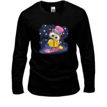 Лонгслив Baby owl snowboard