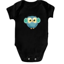 Детское боди Owl in headphones