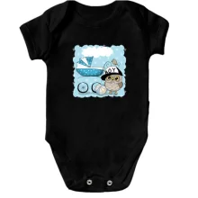 Детское боди Baby owl boy.