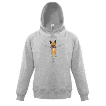Детская толстовка Hand is there baby. Dog