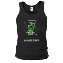 Мужская майка Minecraft hole
