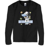 Детский лонгслив Baby cat hello