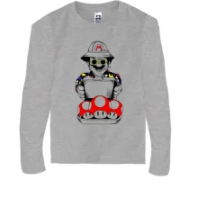 Детский лонгслив Mario with a case