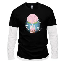 Мужской лонгслив Комби Balloon baby unicorn