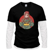 Комбинированный лонгслив Bulldog SWAG