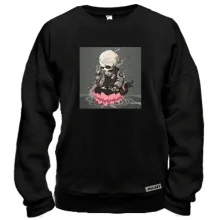 Свитшот Skull in lotus