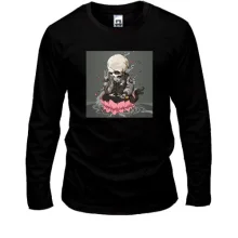 Лонгслив Skull in lotus